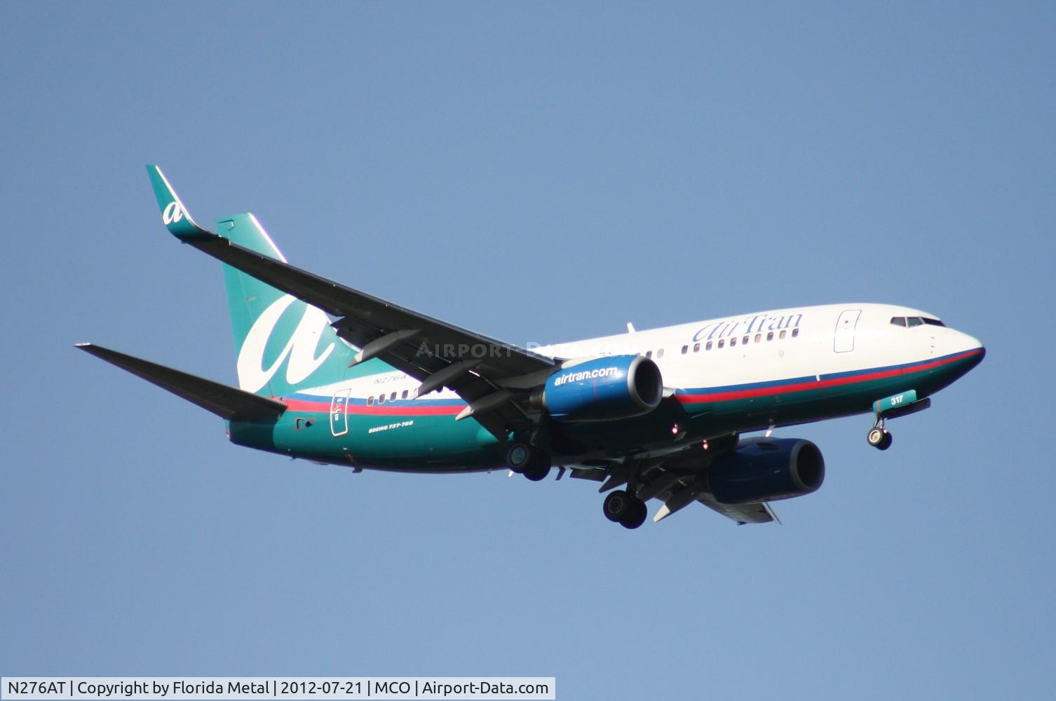 N276AT, 2005 Boeing 737-76N C/N 32664, Air Tran 737