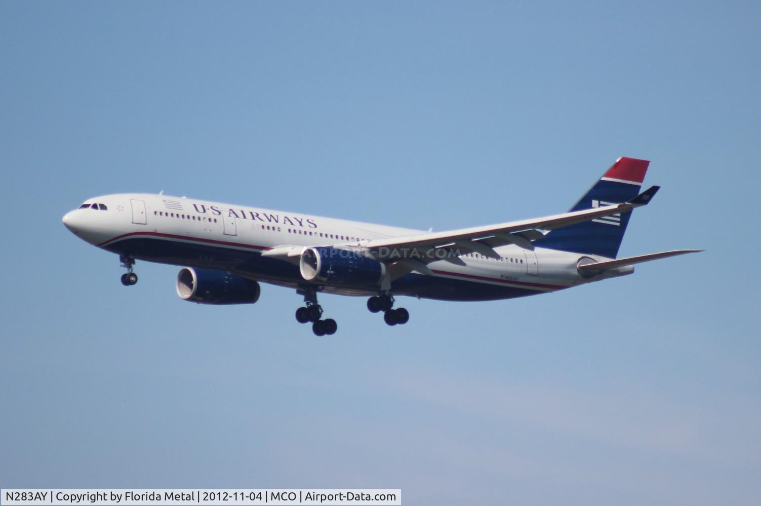 N283AY, 2009 Airbus A330-243 C/N 1076, US Airways A330-200