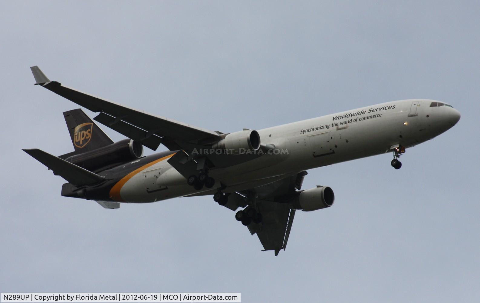 N289UP, 1992 McDonnell Douglas MD-11F C/N 48455, UPS MD-11