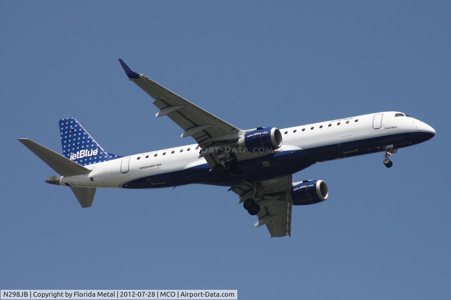N298JB, 2009 Embraer 190AR (ERJ-190-100IGW) C/N 19000249, Jet Blue E190