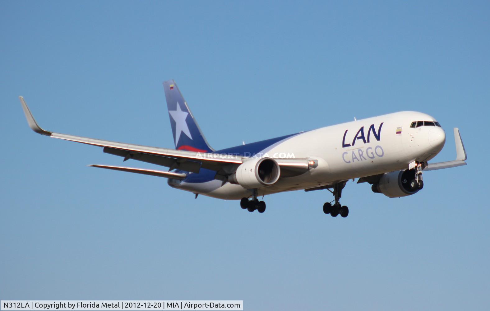 N312LA, 2001 Boeing 767-316F C/N 32572, LAN Cargo 767-300