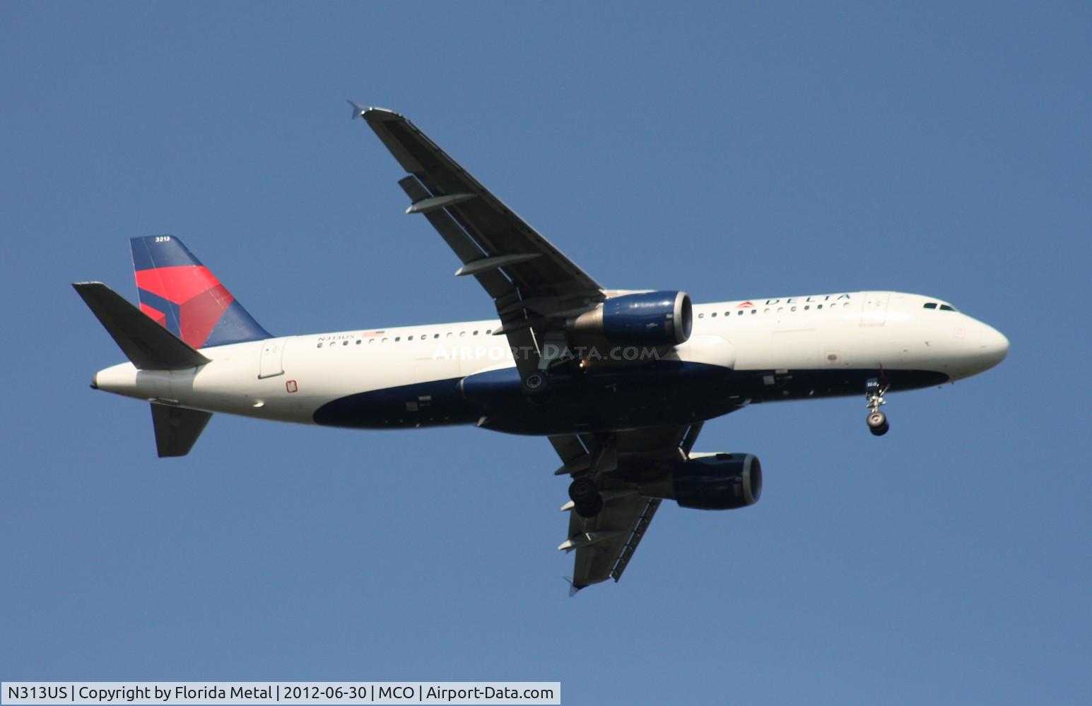 N313US, 1990 Airbus A320-211 C/N 153, Delta A320