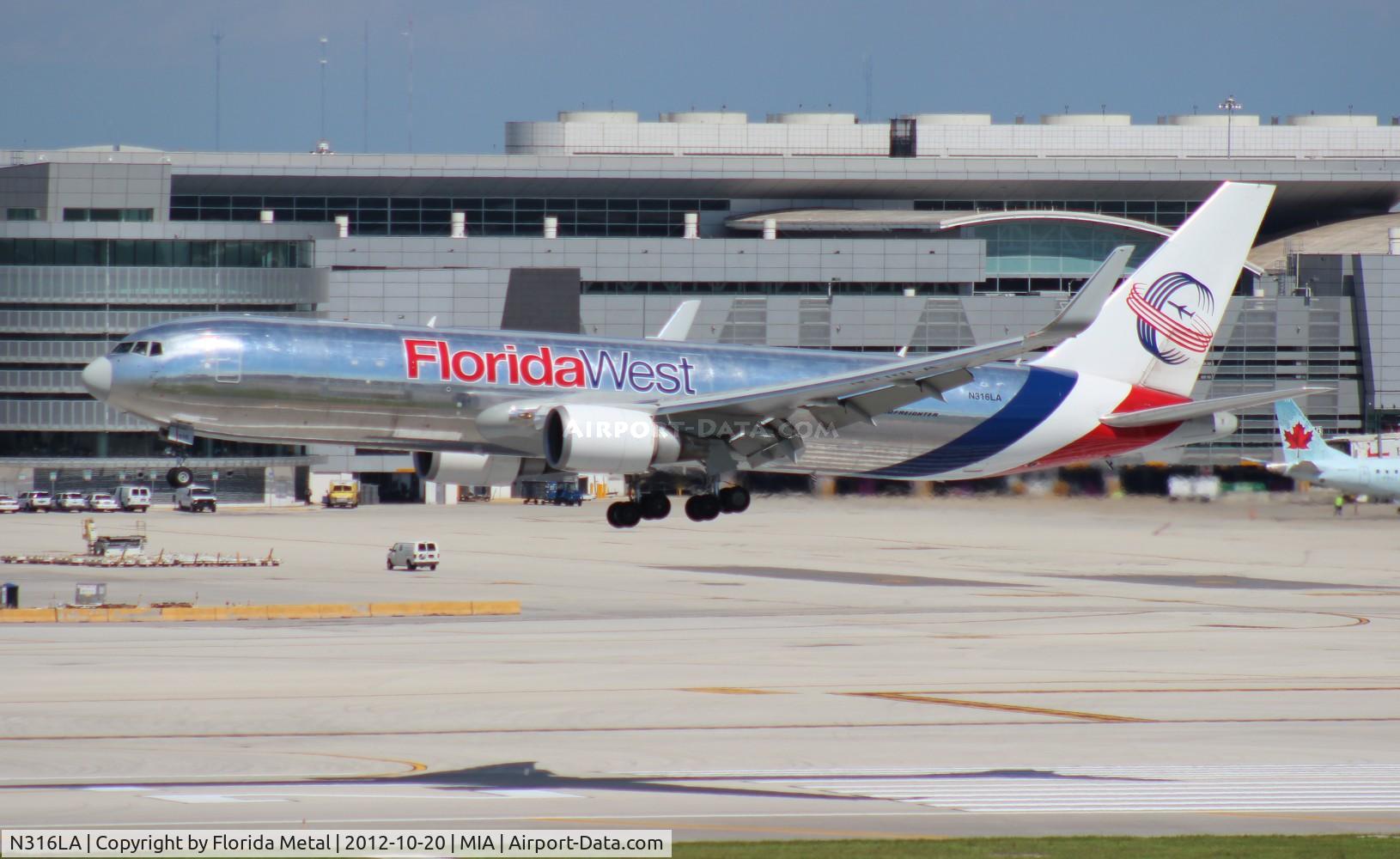 N316LA, 2001 Boeing 767-316F C/N 30842, Florida West 767-300