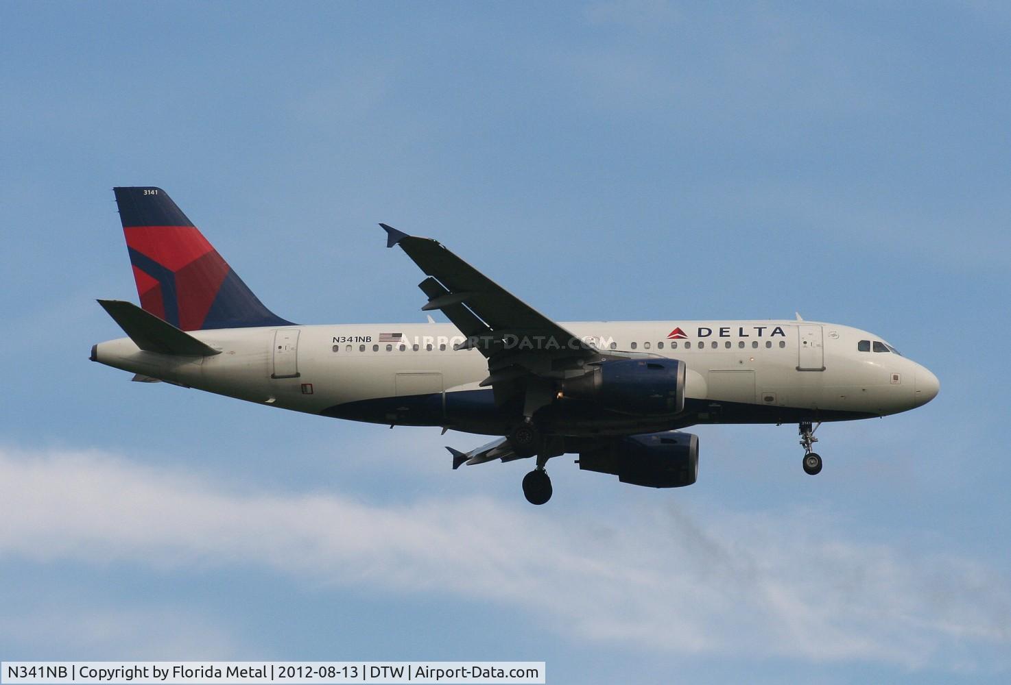 N341NB, 2002 Airbus A319-114 C/N 1738, Delta A319