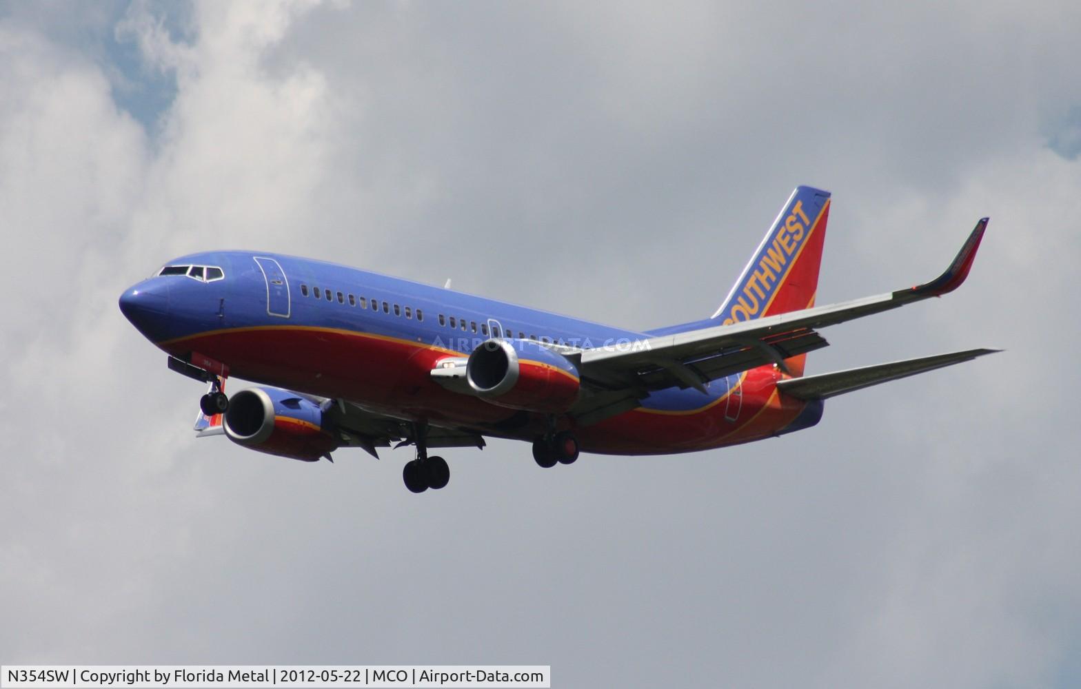 N354SW, 1991 Boeing 737-3H4 C/N 25219, Southwest 737-300
