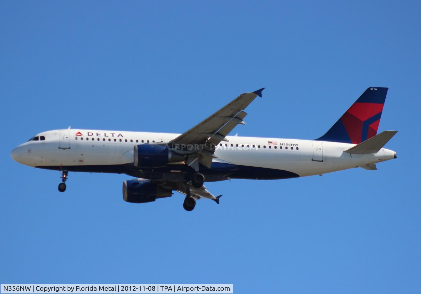 N356NW, 1998 Airbus A320-212 C/N 818, Delta A320