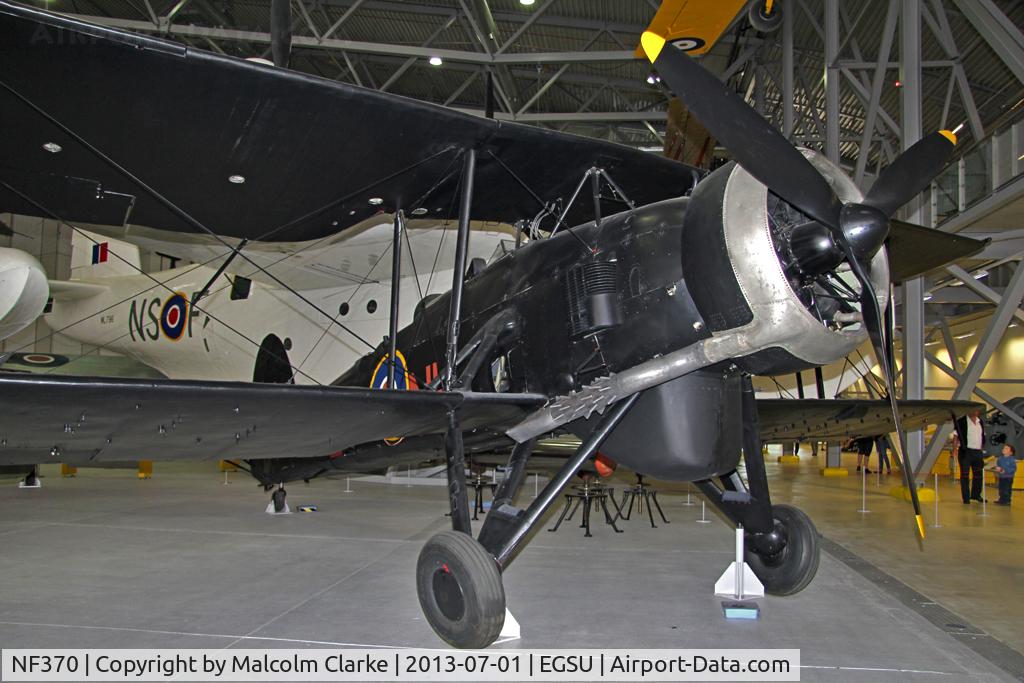 NF370, Fairey Swordfish Mk.III C/N Not found NF370, Fairey Swordfish MkIII. In the AirSpace hangar, Imperial War Museum Duxford, July 2013.