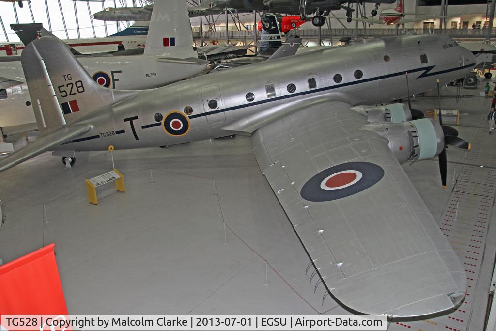TG528, 1948 Handley Page Hastings C.1A C/N HP67/32, Handley Page Hastings C1A. In the AirSpace hangar, Imperial War Museum Duxford, July 2013.