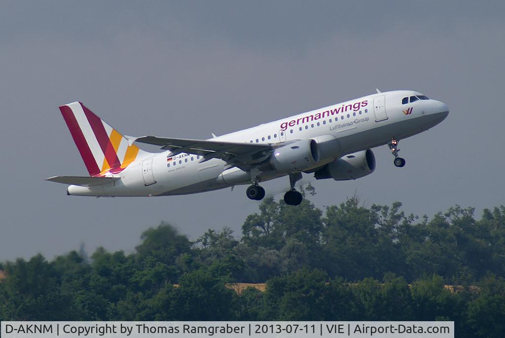 D-AKNM, 1999 Airbus A319-112 C/N 1089, Germanwings Airbus A319
