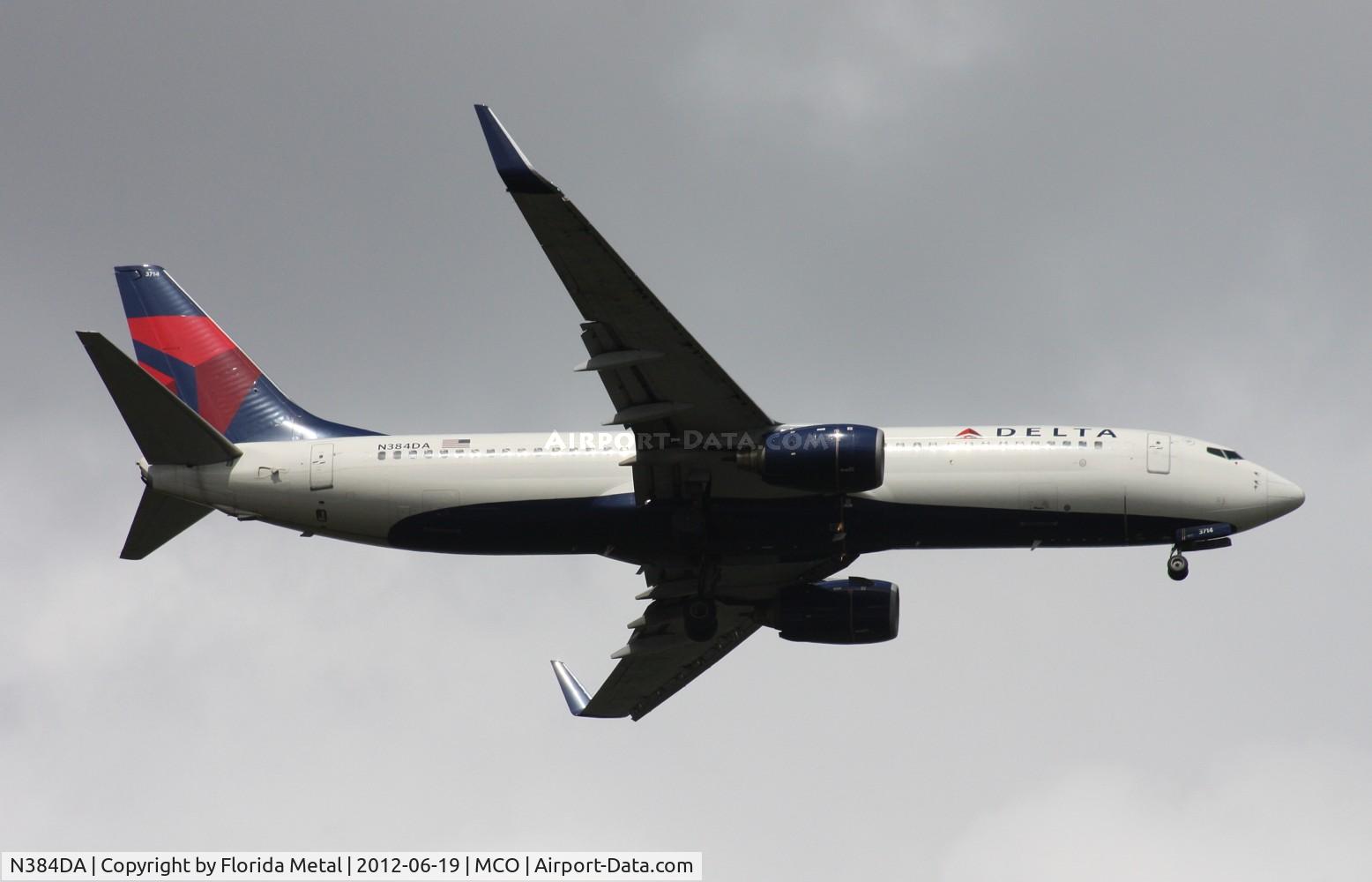 N384DA, 1999 Boeing 737-832 C/N 30347, Delta 737-800
