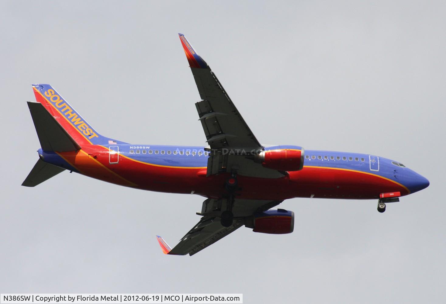 N386SW, 1994 Boeing 737-3H4 C/N 26601, Southwest 737-300