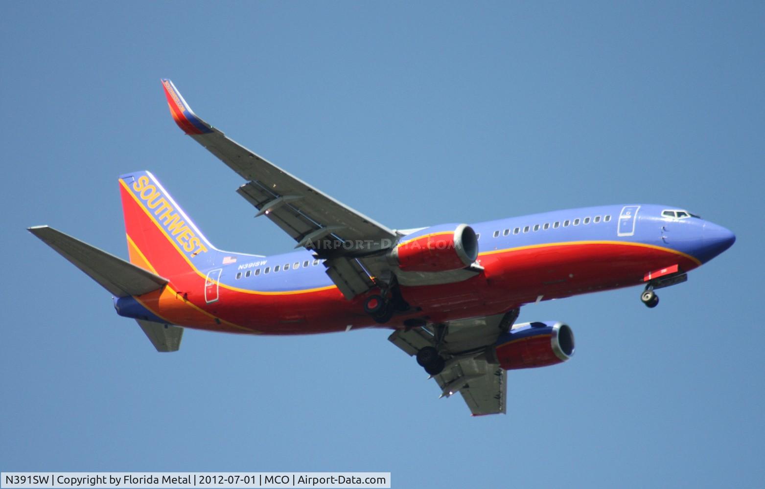 N391SW, 1994 Boeing 737-3H4 C/N 27378, Southwest 737