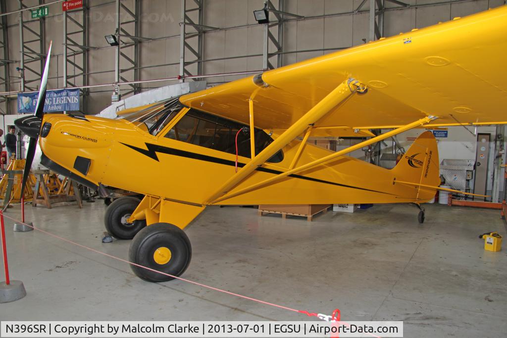 N396SR, 2010 Cub Crafters CC11-160 Carbon Cub SS C/N CC11-00116, Cubcrafters CC11-160. Imperial War Museum, Duxford, July 2013.