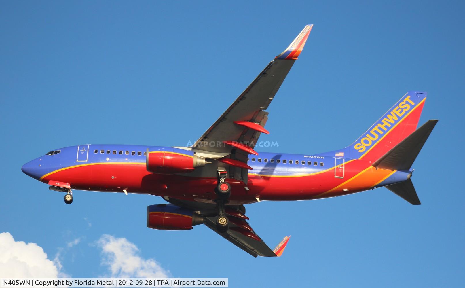 N405WN, 2001 Boeing 737-7H4 C/N 27893, Southwest 737-700