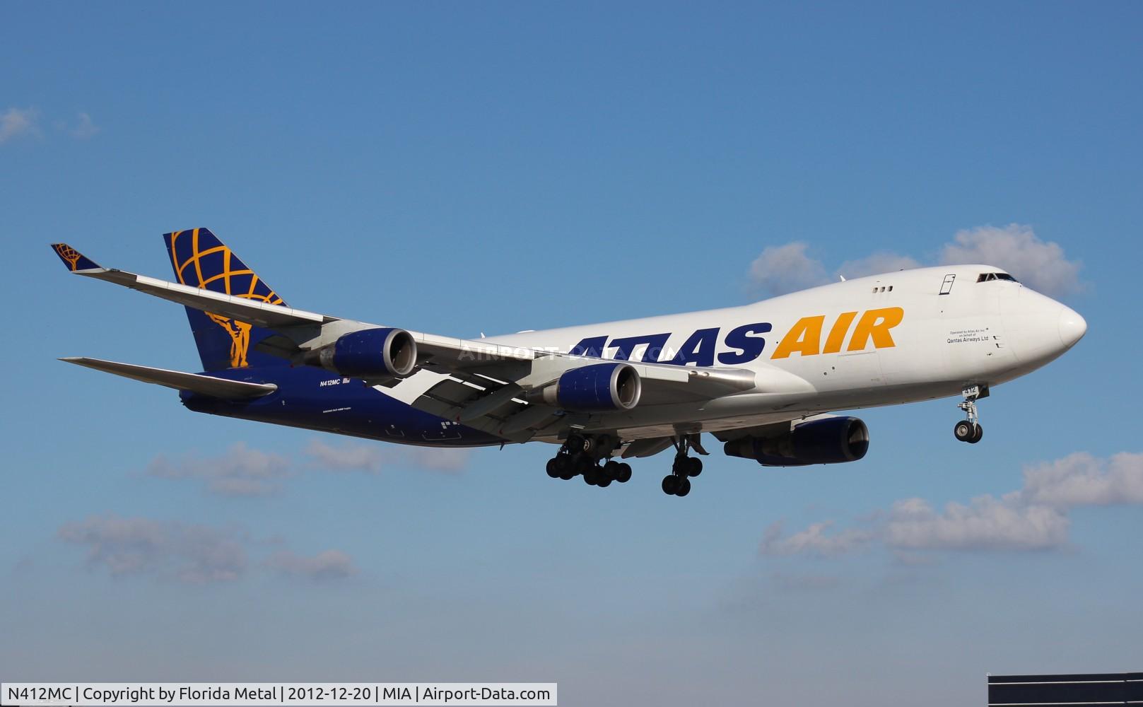 N412MC, 2000 Boeing 747-47UF C/N 30559/1244, Atlas Air 747-400