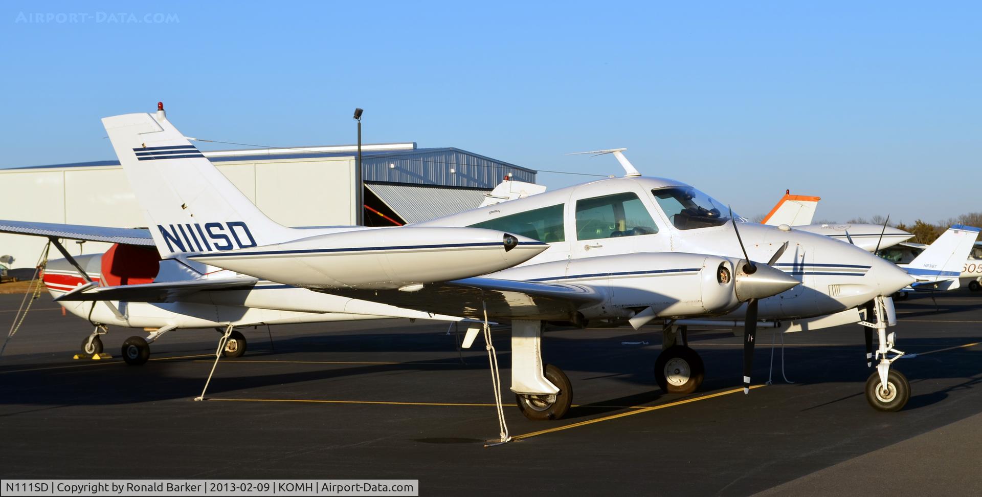 N111SD, 1969 Cessna T-310P C/N 310P0200, Orange VA