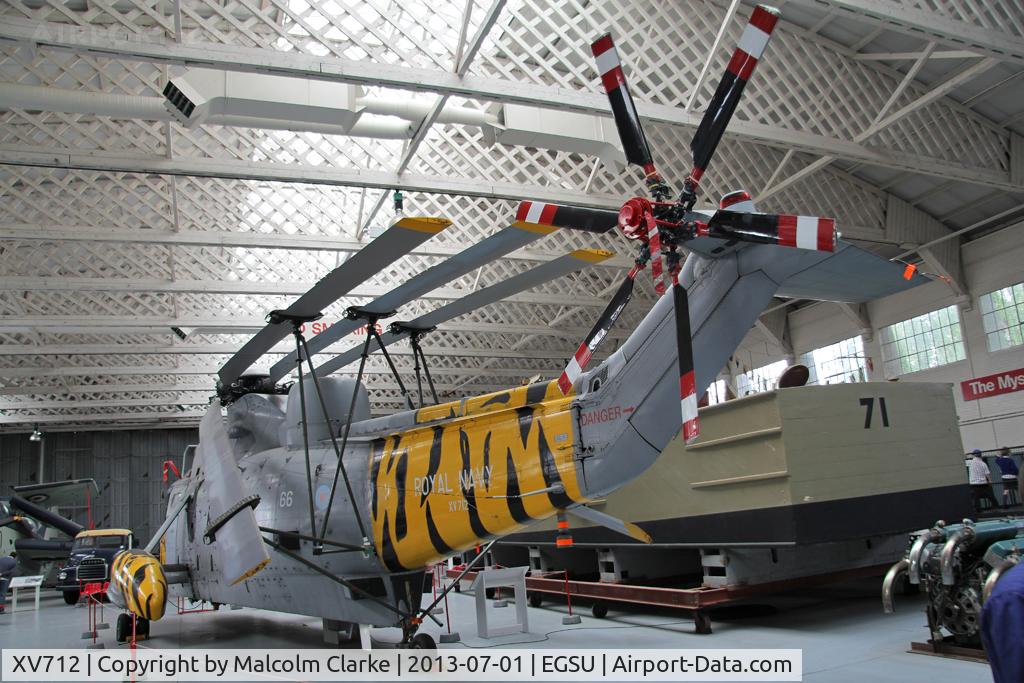 XV712, 1972 Westland Sea King HAS.6 C/N WA683, Westland Sea King HAS.6. At The Imperial War Museum, Duxford. July 2013.