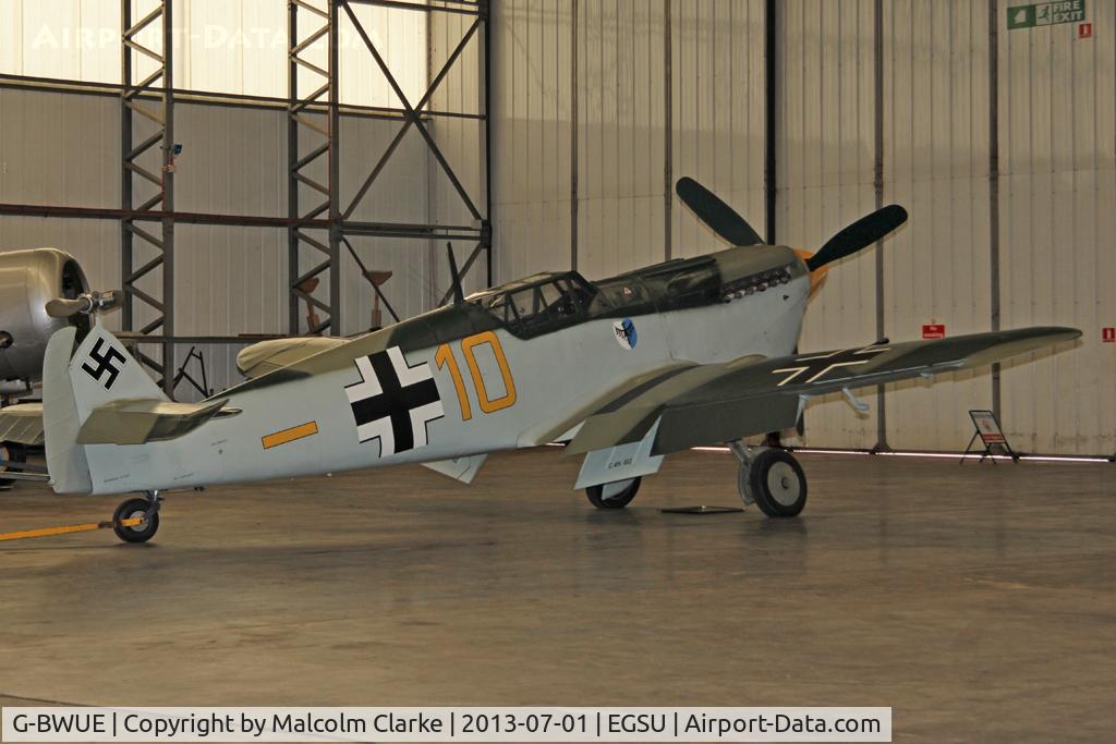 G-BWUE, 1949 Hispano HA-1112-M1L Buchon C/N 172, Hispano HA-1112-M1L Buchon. At The Imperial War Museum, Duxford. July 2013.