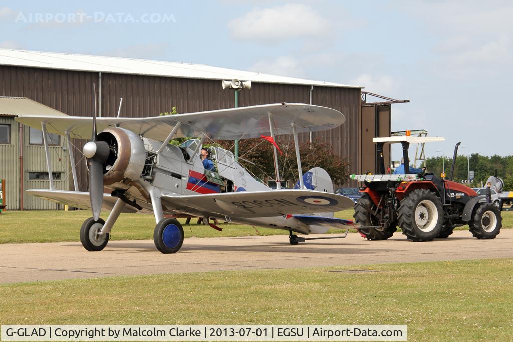 G-GLAD, 1939 Gloster Gladiator Mk2 C/N G5/75751, 1939 Gloster Gladiator II. At The Imperial War Museum, Duxford. July 2013.