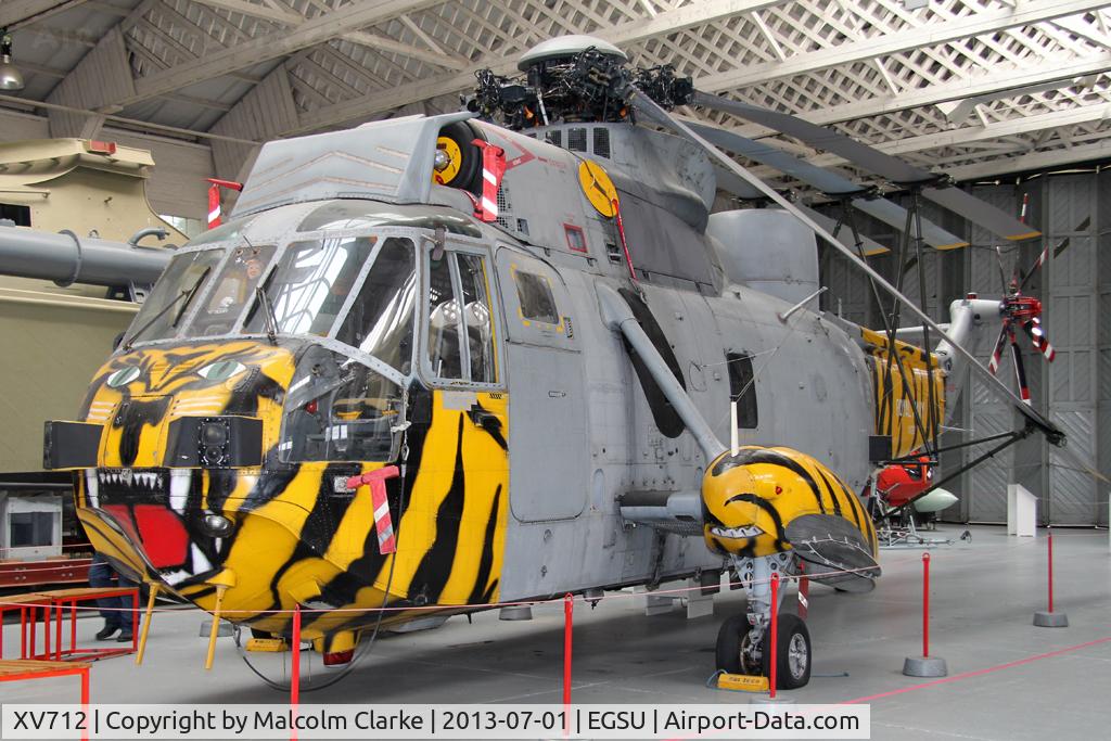 XV712, 1972 Westland Sea King HAS.6 C/N WA683, Westland Sea King HAS6. At The Imperial War Museum, Duxford. July 2013.