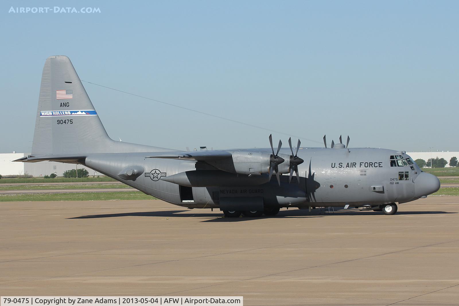 79-0475, 1979 Lockheed C-130H Hercules C/N 382-4855, At Alliance Airport - Fort Worth, TX