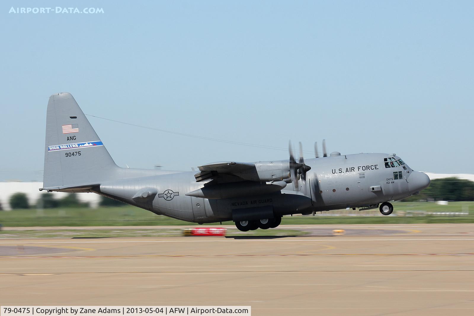 79-0475, 1979 Lockheed C-130H Hercules C/N 382-4855, At Alliance Airport - Fort Worth, TX