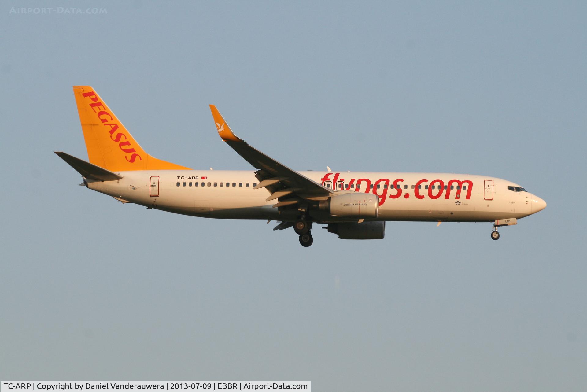 TC-ARP, 2011 Boeing 737-82R C/N 40727, Early arrival of flight PC825 to RWY 02