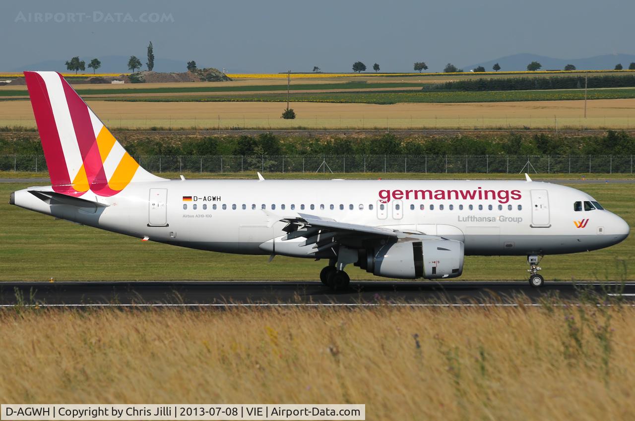 D-AGWH, 2007 Airbus A319-132 C/N 3352, Germanwings