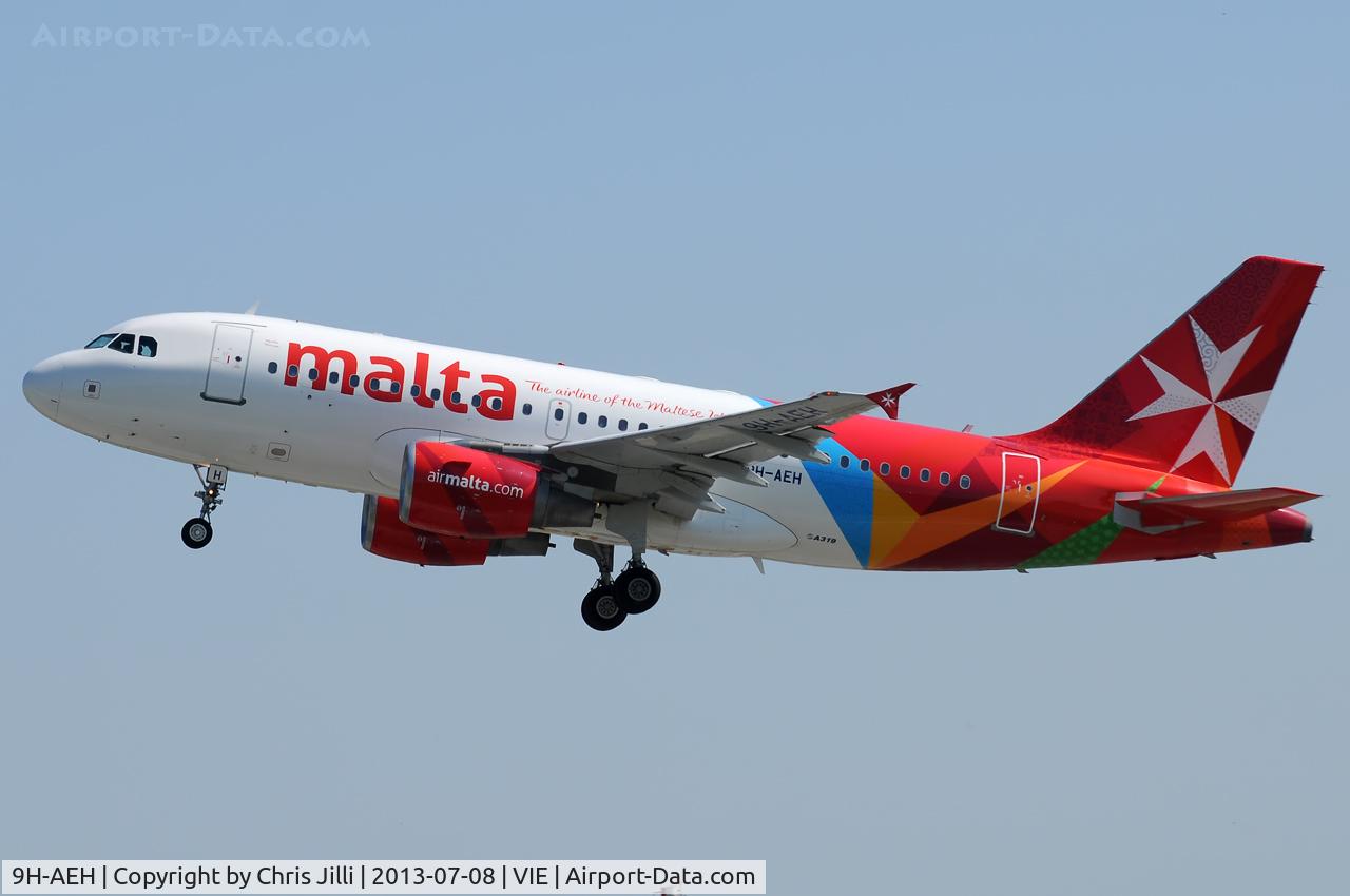 9H-AEH, 2004 Airbus A319-111 C/N 2122, Air Malta