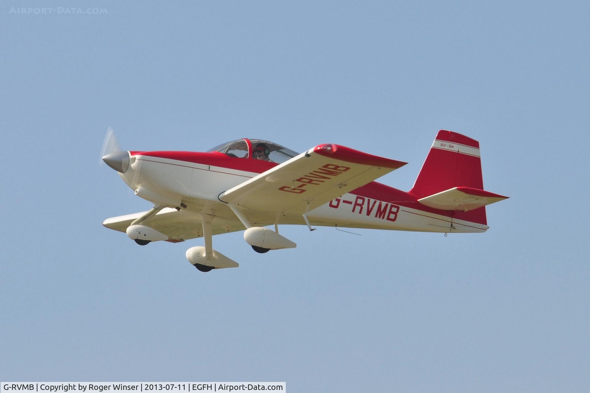 G-RVMB, 2006 Vans RV-9A C/N PFA 320-14324, Visiting Vans RV-9A.