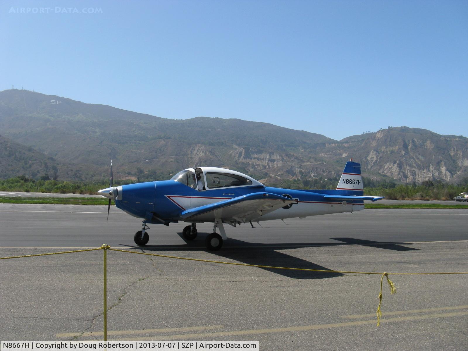 N8667H, 1947 North American Navion C/N NAV-4-667, 1947 North American NAVION, Continental IO-520 285 Hp upgrade, taxi back