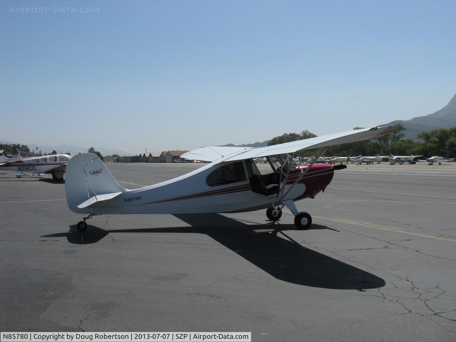 N85780, 1946 Aeronca 7AC Champion C/N 7AC-4529, 1946 Aeronca 7AC CHAMPION, Continental A&C65 65 Hp