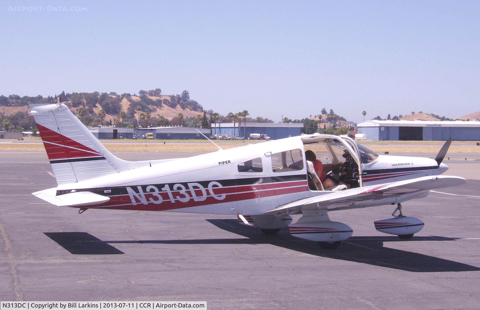 N313DC, 1978 Piper PA-28-161 C/N 28-7816591, Visitor from Washington.