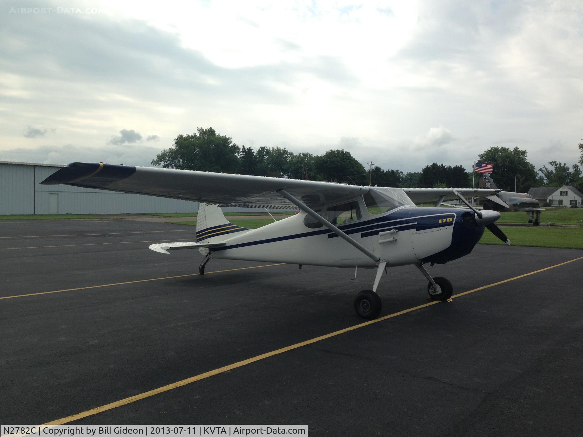 N2782C, 1954 Cessna 170B C/N 26326, Newark-Heath Airport, Newark OH