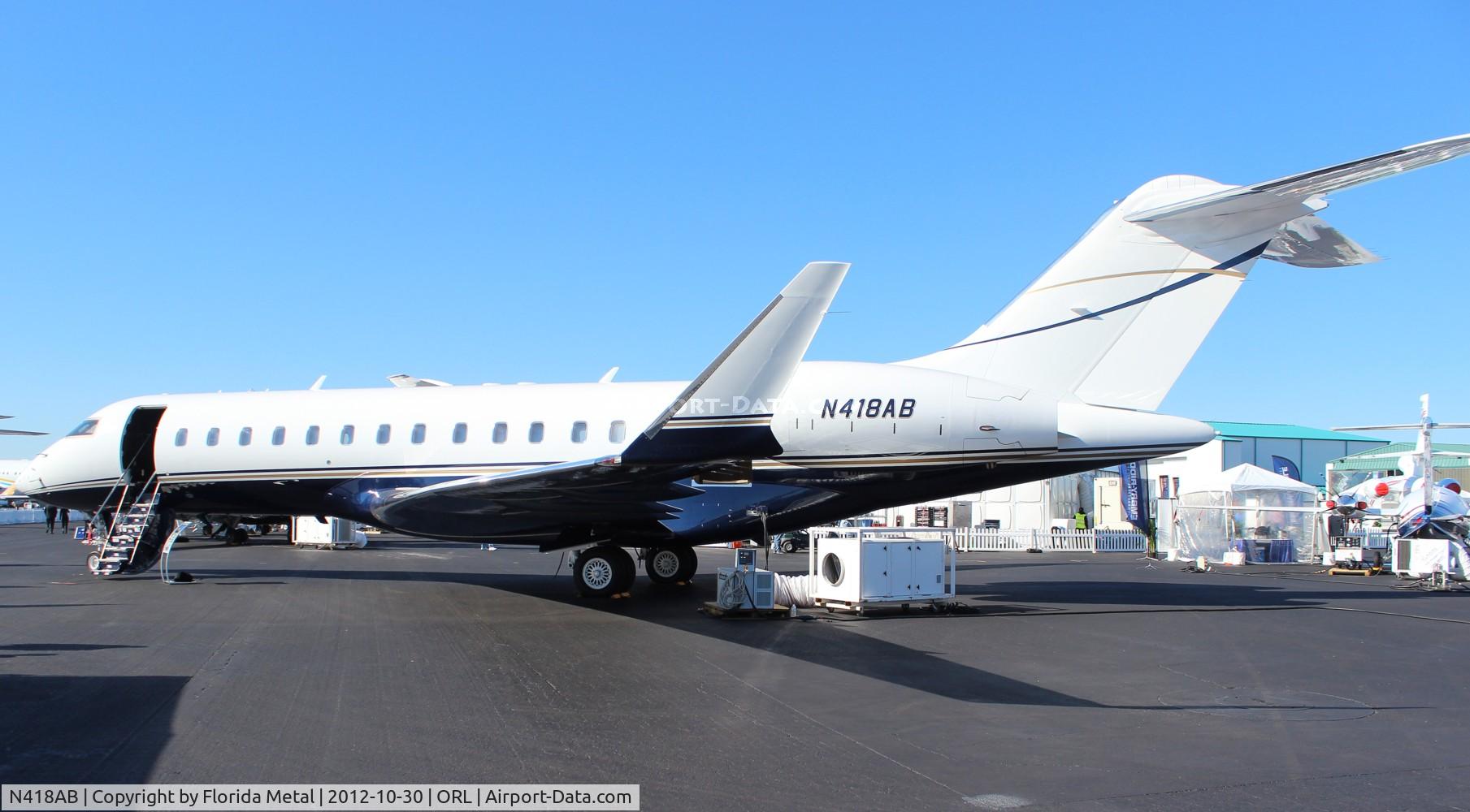 N418AB, 1999 Bombardier BD-700-1A10 Global Express C/N 9029, Global Express NBAA