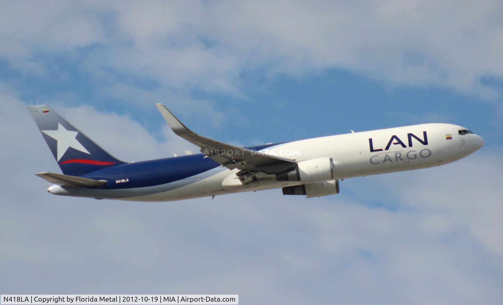 N418LA, 2005 Boeing 767-316F C/N 34246, LAN Cargo 767-300