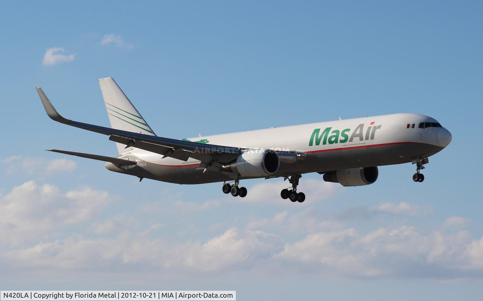 N420LA, 2006 Boeing 767-316F C/N 34627, MAS Air Cargo 767