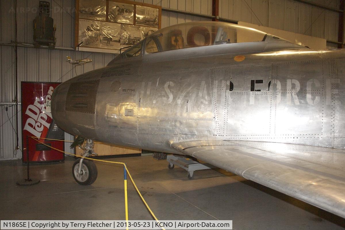 N186SE, North American F-86E Sabre C/N 172-358, At Planes of Fame Museum , Chino , California