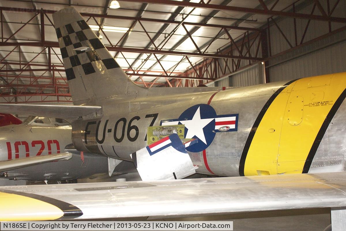 N186SE, North American F-86E Sabre C/N 172-358, At Planes of Fame Museum , Chino , California