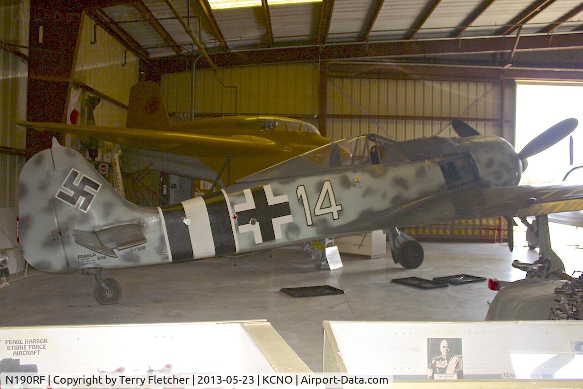 N190RF, Focke-Wulf Fw-190A-9 C/N 980 574, At Planes of Fame Museum , Chino , California