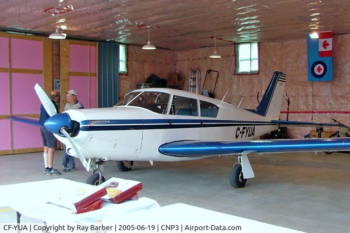 CF-YUA, 1961 Piper PA-24-250 Comanche C/N 24 2564, Piper PA-24-250 Comanche [24-2564] Arnprior/South Renfrew Municipal~C 19/06/2005 Marked 