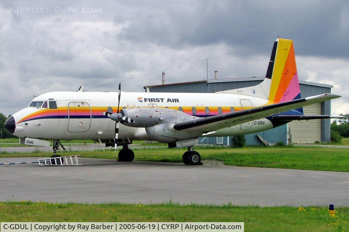 C-GDUL, 1965 Hawker Siddeley HS.748 Series 2A C/N 1578, Avro 748 Srs.2A [1578] (First Air) Ottawa-Carp~C 19/06/2005