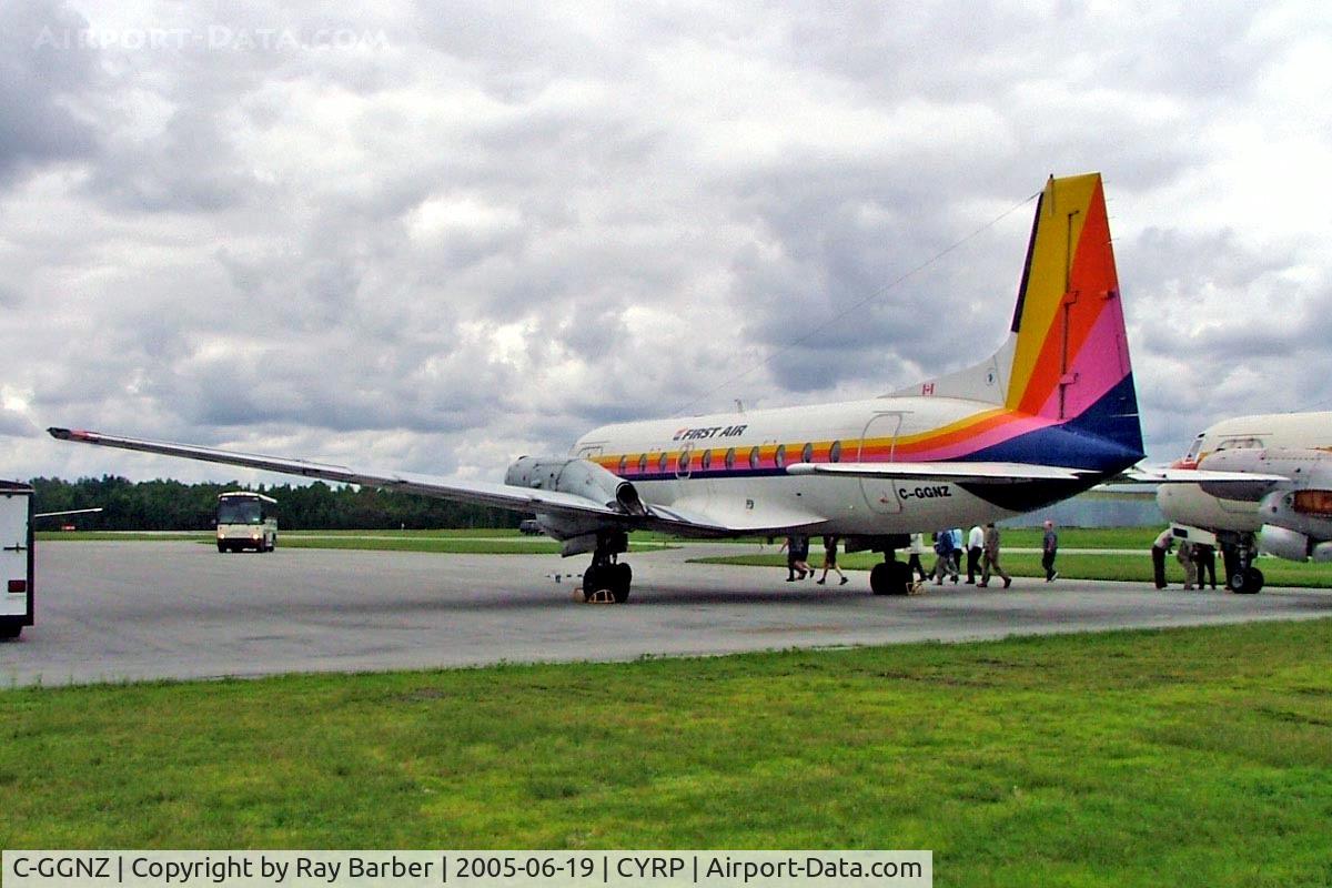 C-GGNZ, 1971 Hawker Siddeley HS.748 Series 2A C/N 1690, Avro 748 Srs.2A/272 [1690] (First Air) Ottowa-Carp~C 19/06/2005