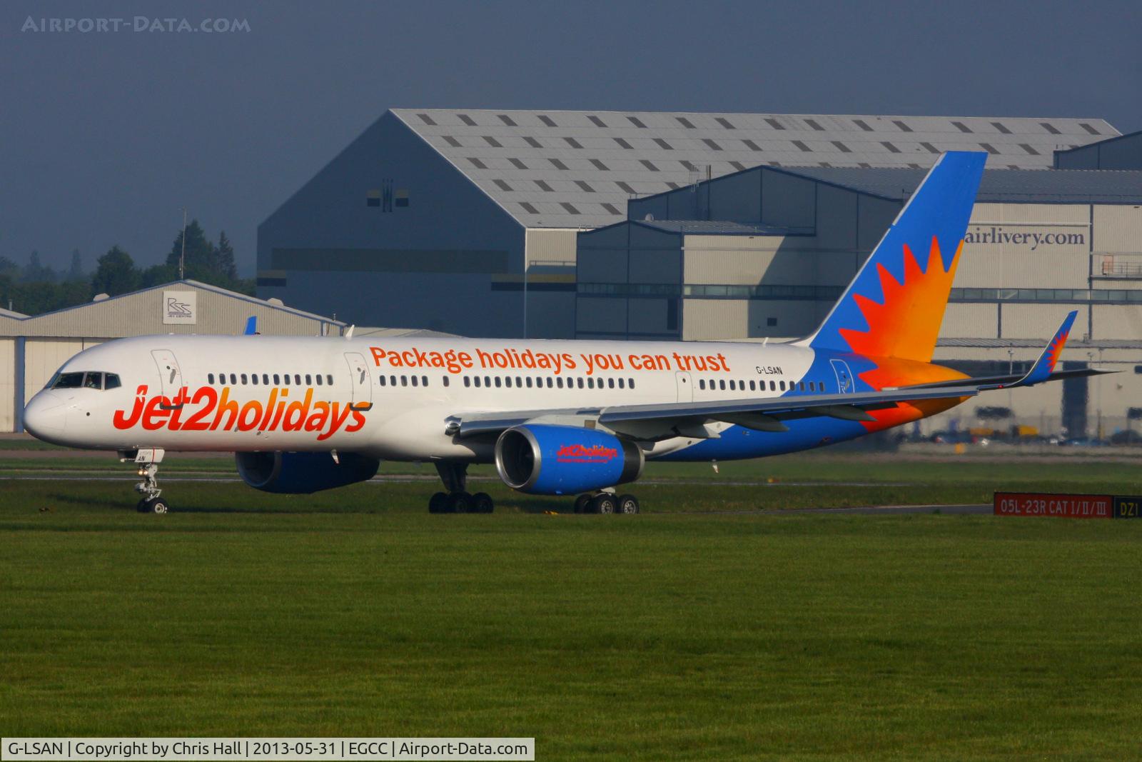 G-LSAN, 1994 Boeing 757-2K2 C/N 26635, Jet2 Holidays