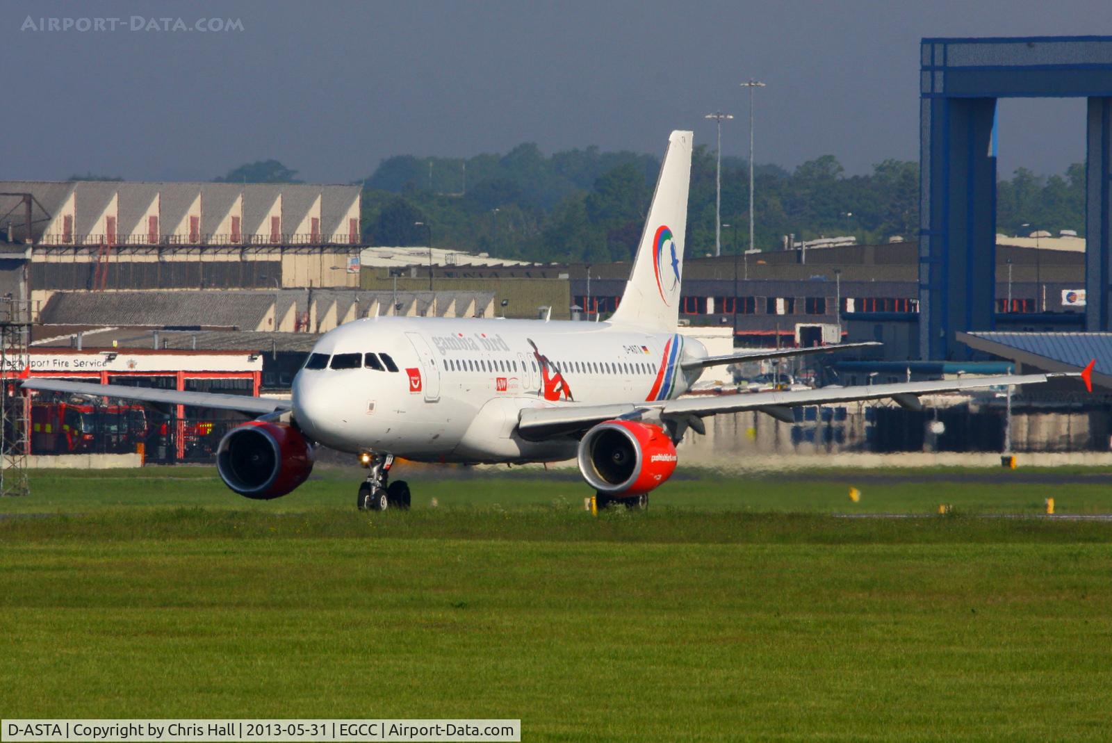 D-ASTA, 2011 Airbus A319-112 C/N 4663, Germania A319 in Gambia Bird livery