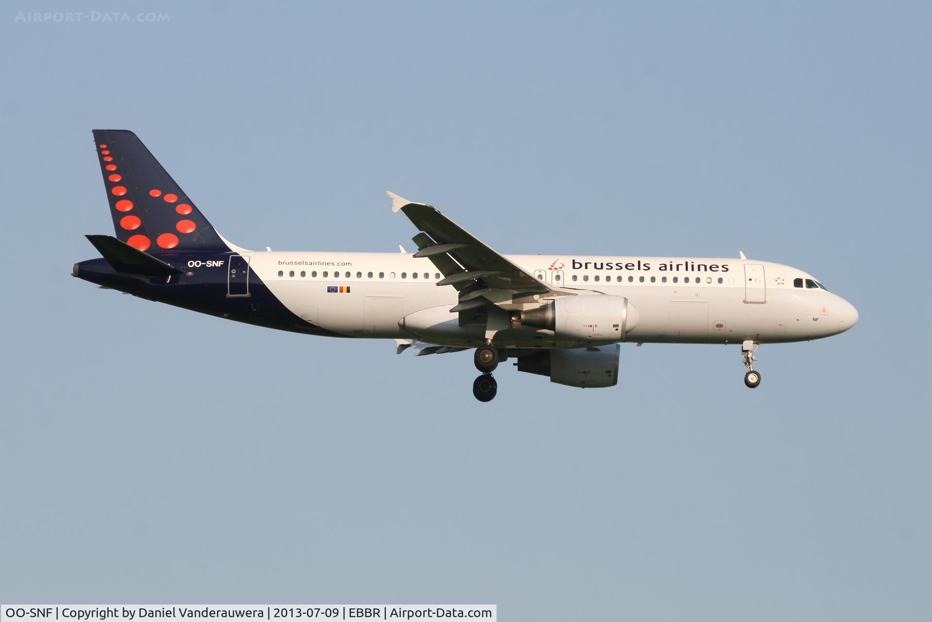 OO-SNF, 2006 Airbus A320-214 C/N 2810, Arrival of flight SN2592 to RWY 02