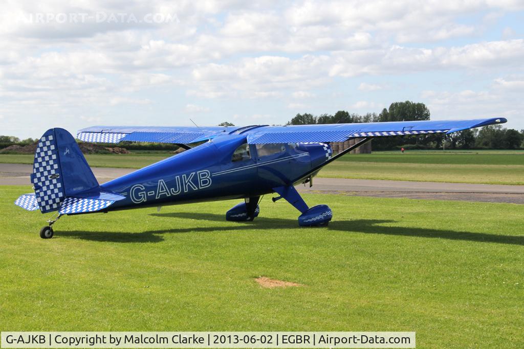 G-AJKB, 1946 Luscombe 8E Silvaire C/N 3058, Luscombe 8E Silvaire at The Real Aeroplane Club's Jolly June Jaunt, Breighton Airfield, 2013.