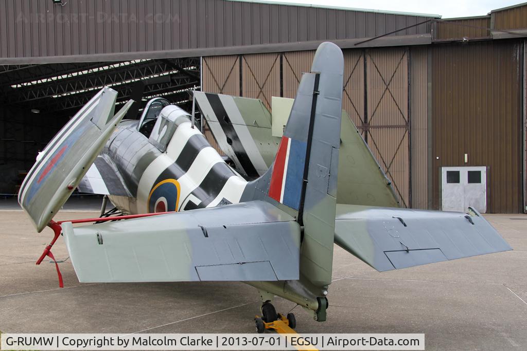 G-RUMW, 1944 General Motors (Grumman) FM-2 Wildcat C/N 5765, Grumman (General Motors) FM-2 Wildcat. Imperial War Museum, Duxford July 2013.