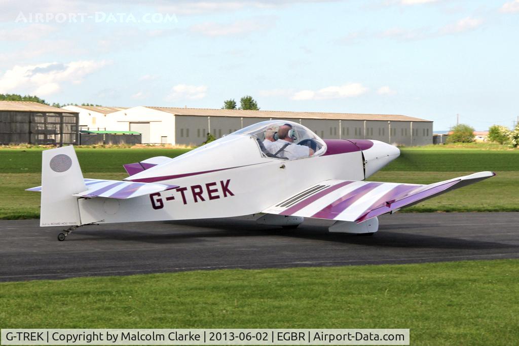 G-TREK, 1995 Jodel D-18 C/N PFA 169-11265, Jodel D-18 at The Real Aeroplane Club's Jolly June Jaunt, Breighton Airfield, 2013.
