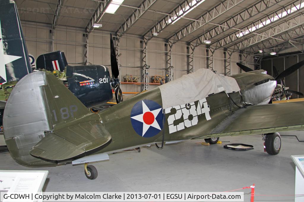 G-CDWH, 1941 Curtiss P-40B Warhawk C/N 16073, Curtiss P-40B Warhawk at the Imperial War Museum, Duxford July 2013.
